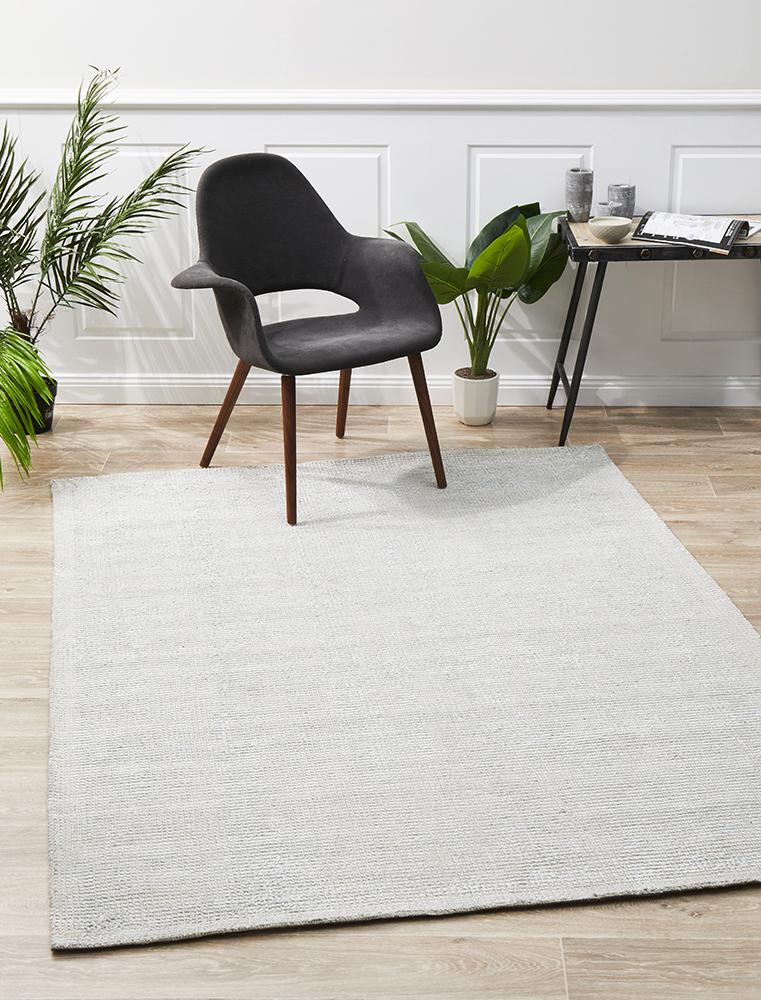 Allure Sky Cotton Rayon Rug by Rug Culture - 225X155CM