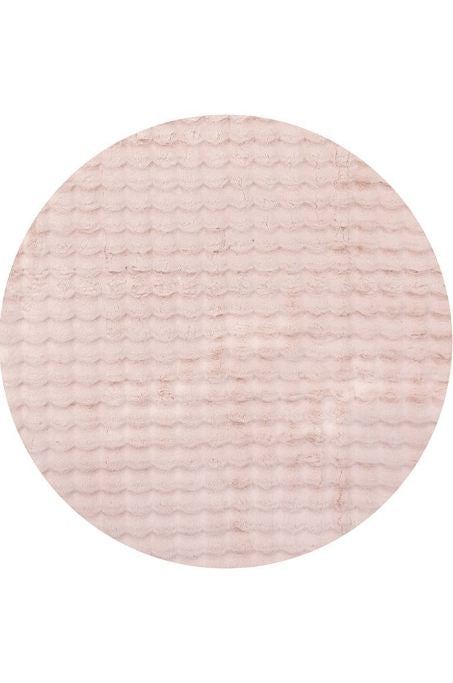 Bubble Blush Round Washable Rug by Rug Culture-200X200CM - ROUND