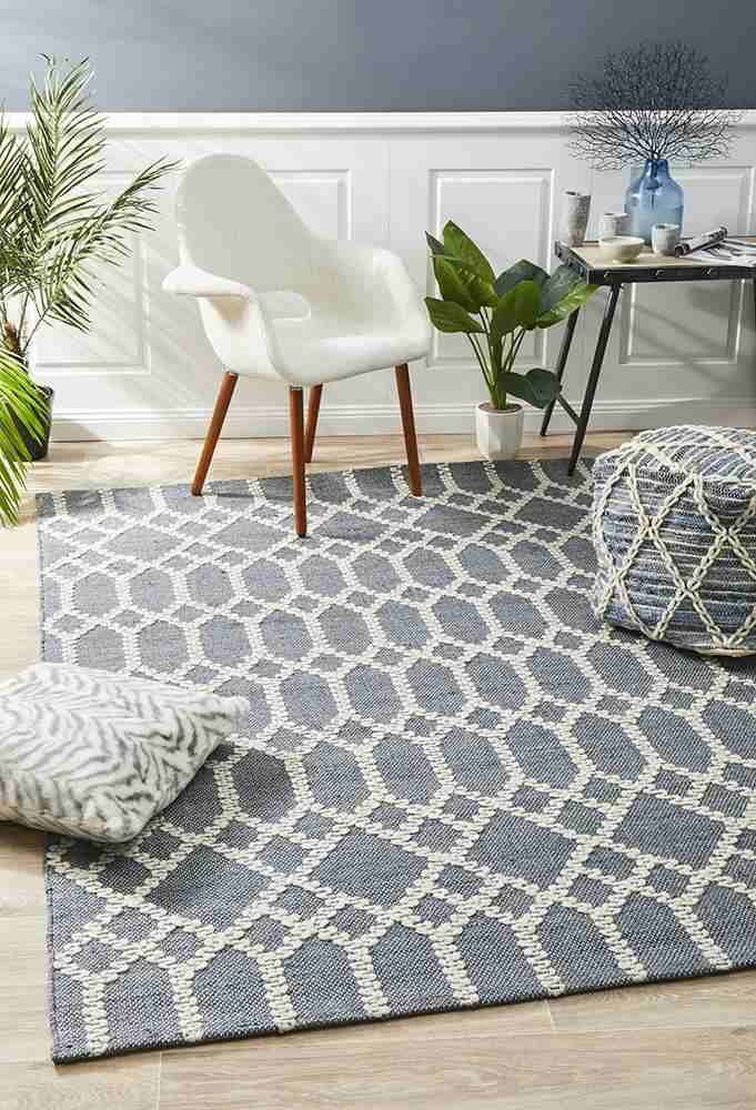 Hudson 805 Blue by Rug Culture - 225X155CM RECTANGLE