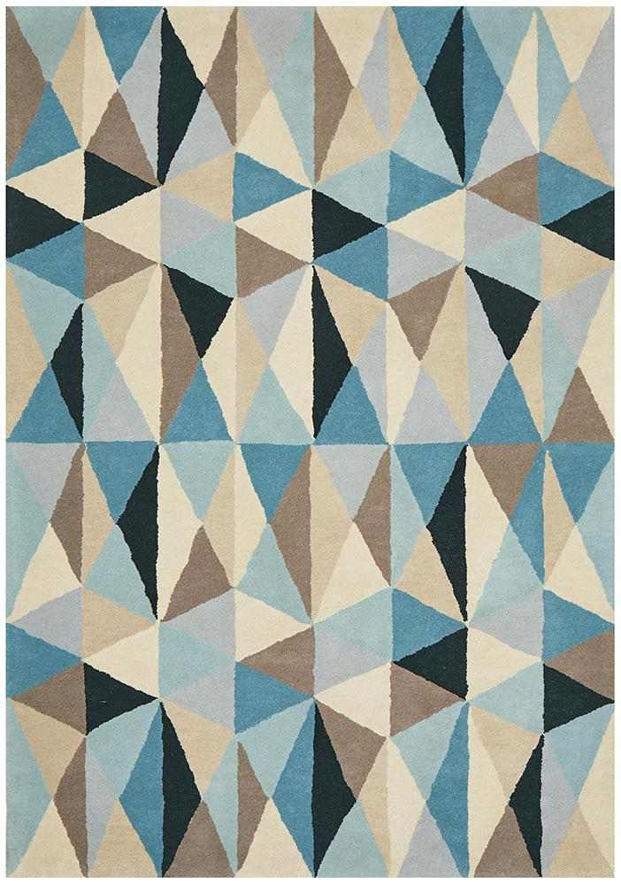 Matrix 901 Turquoise By Rug Culture - 280X190CM - RECTANGLE