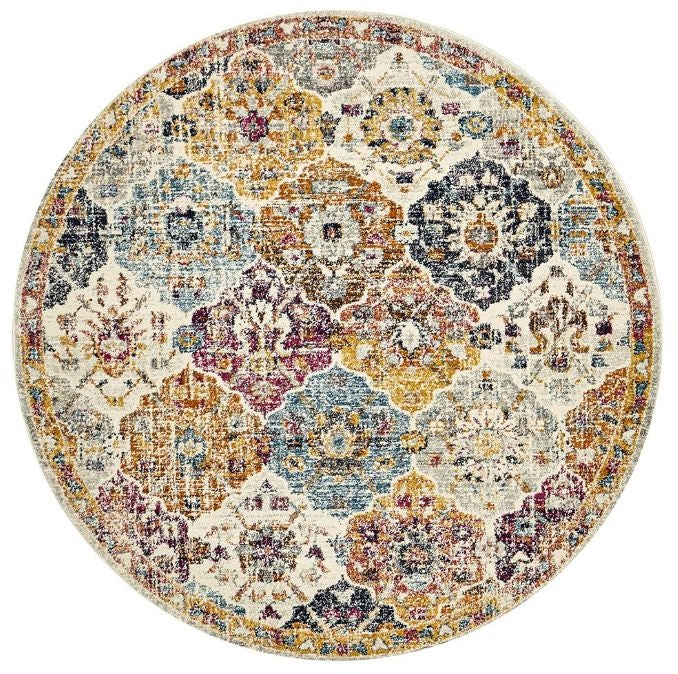 Museum 861 Rust Round by Rug Culture-240X240CM - ROUND