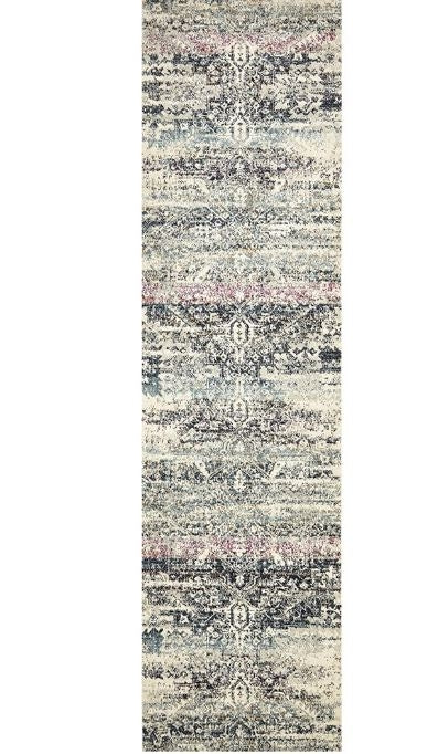 Museum 865 Blue Runner by Rug Culture-400X80CM - RUNNER