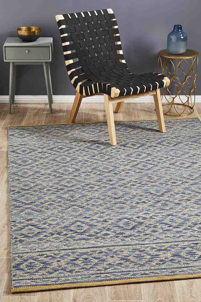 Relic 130 Blue By Rug Culture - 320X230CM - RECTANGLE