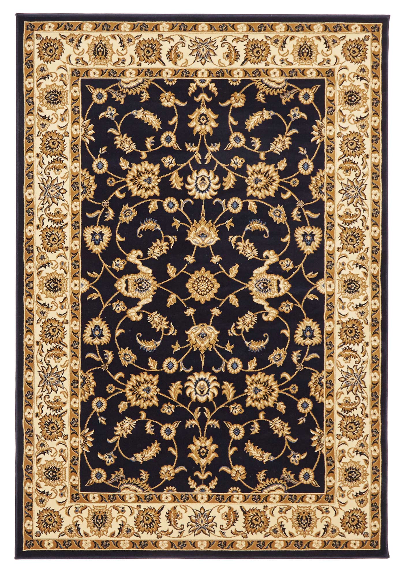 Sydney 1 Navy Ivory Rug by Rug Culture - 330X240CM - RECTANGLE