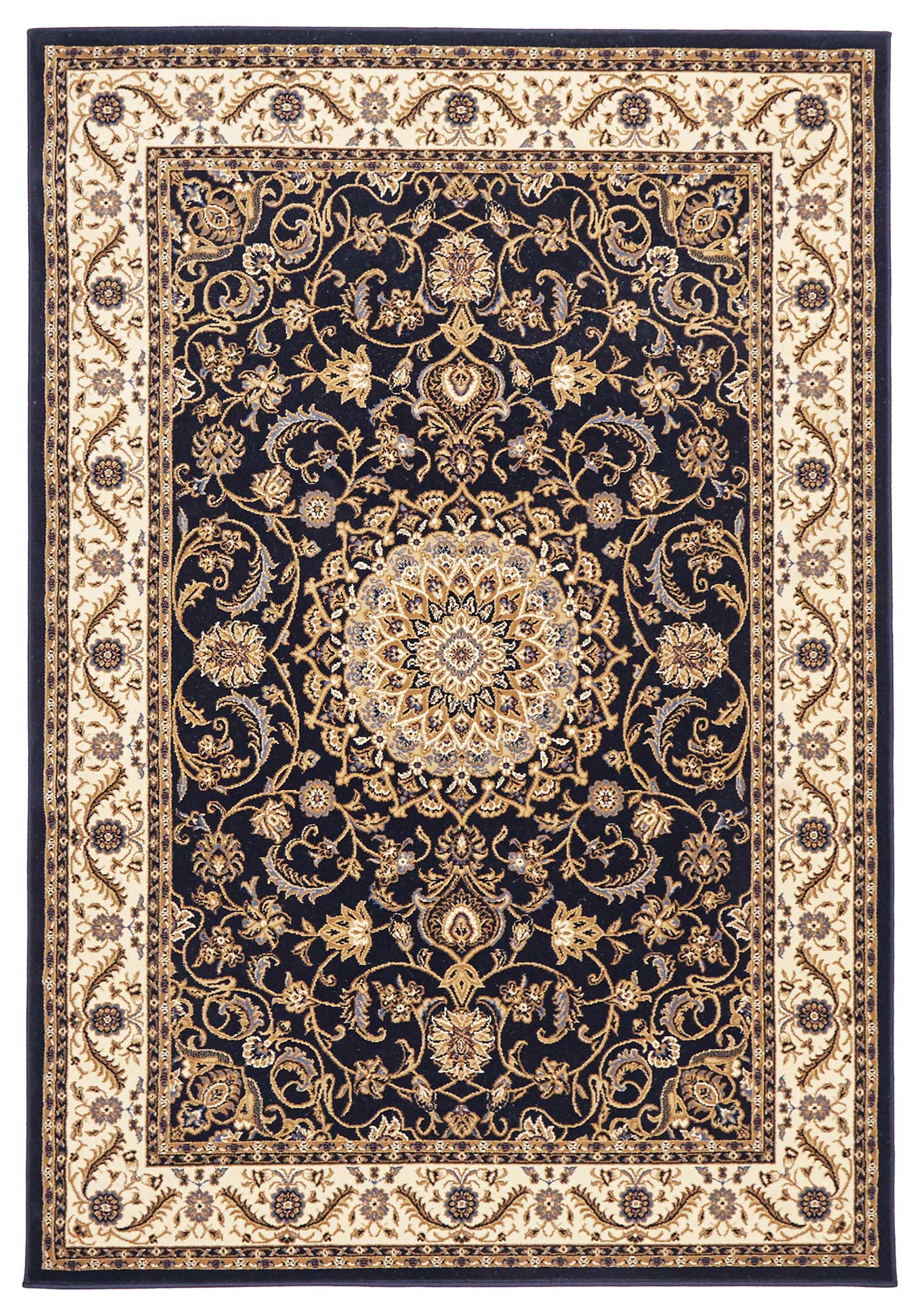 Sydney 9 Navy Ivory Rug by Rug Culture - 290X200CM - RECTANGLE