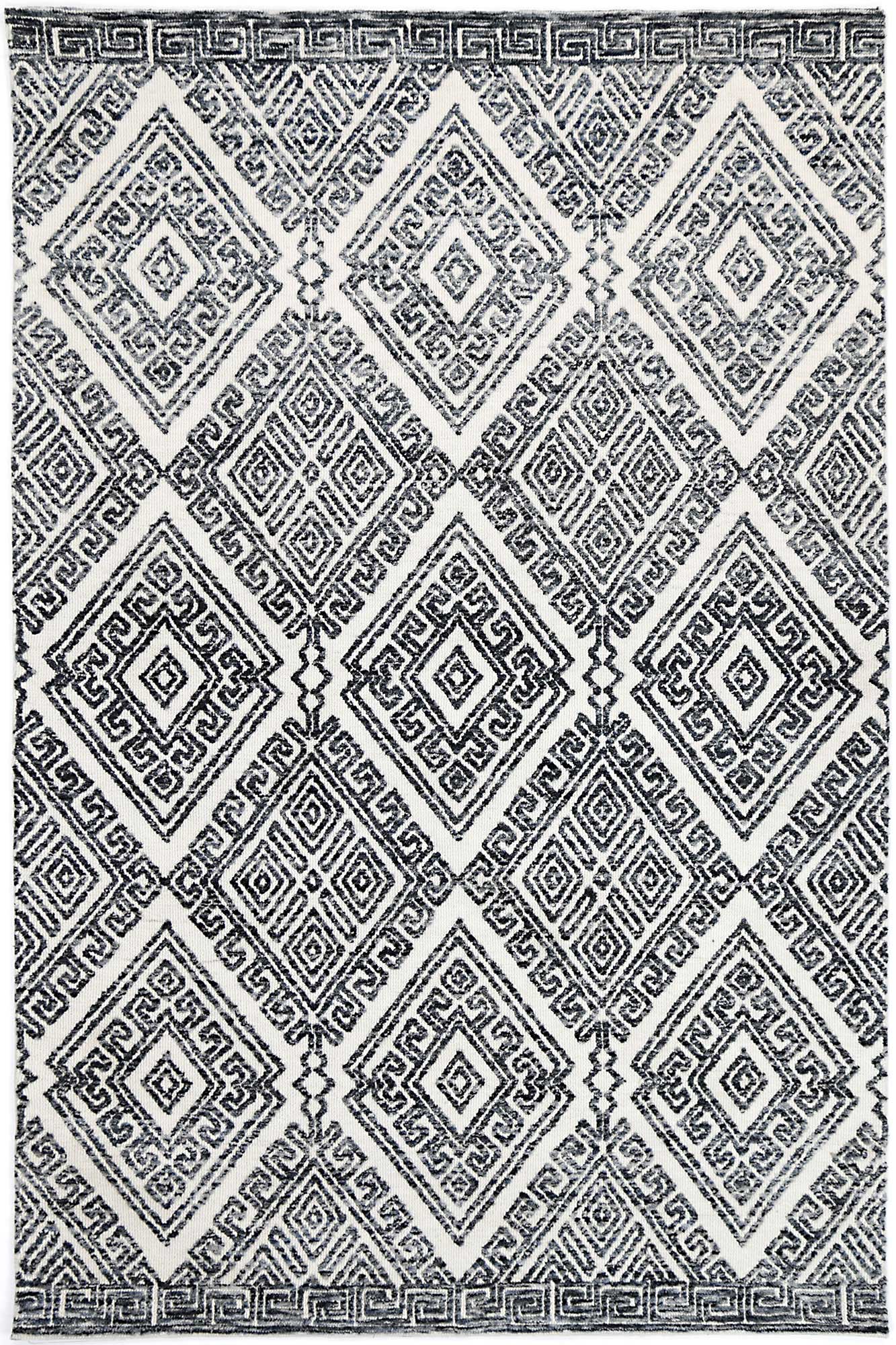 Amritsar Glenfalls Anthracite Tribal Rug 240X330